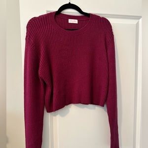 NWOT crop sweater
